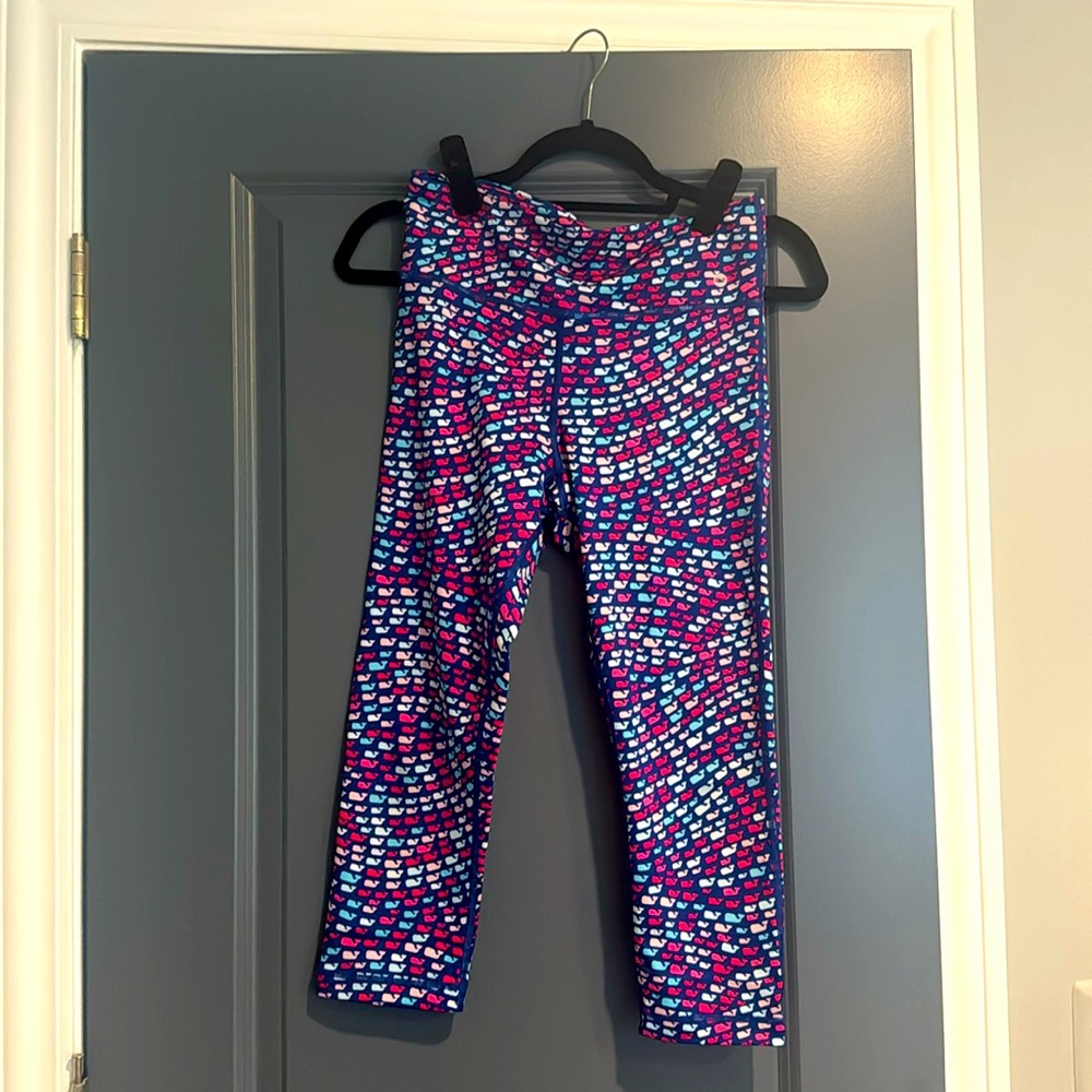 Vineyard Vines Performance Cropped Leggings, Size Small